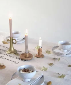 Zusss metalen slinger met blaadjes